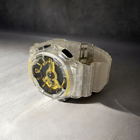 Casio G‑SHOCK GA-110SKE-7A-Transparent Skeleton Gold