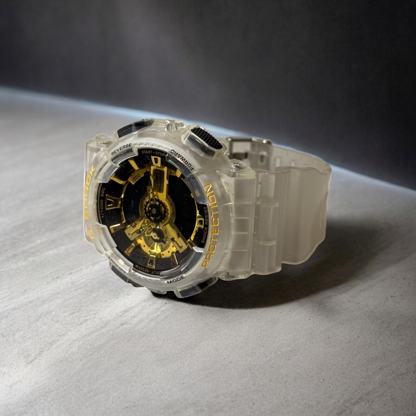 Casio G‑SHOCK GA-110SKE-7A-Transparent Skeleton Gold