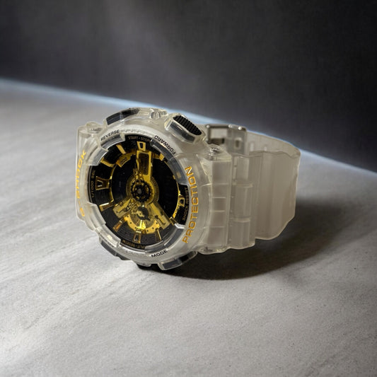 Casio G‑SHOCK GA-110SKE-7A-Transparent Skeleton Gold