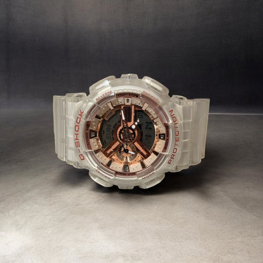 Casio G‑SHOCK GA-110SKE-8A-Transparent Skeleton Rose Gold