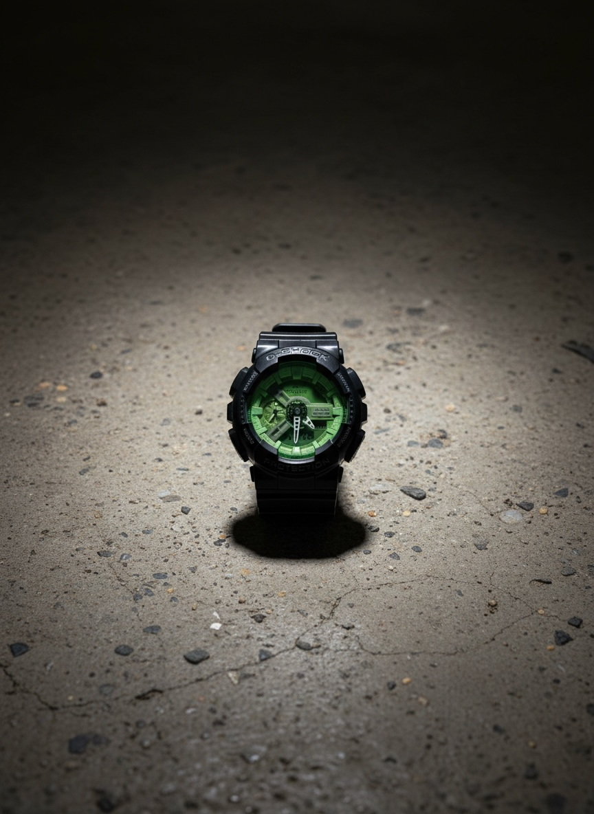 Casio G-Shock GA-110 Green Core Edition – Shock Resistant, 200M Water Resistant