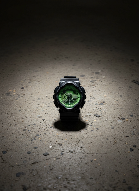 Casio G-Shock GA-110 Green Core Edition – Shock Resistant, 200M Water Resistant