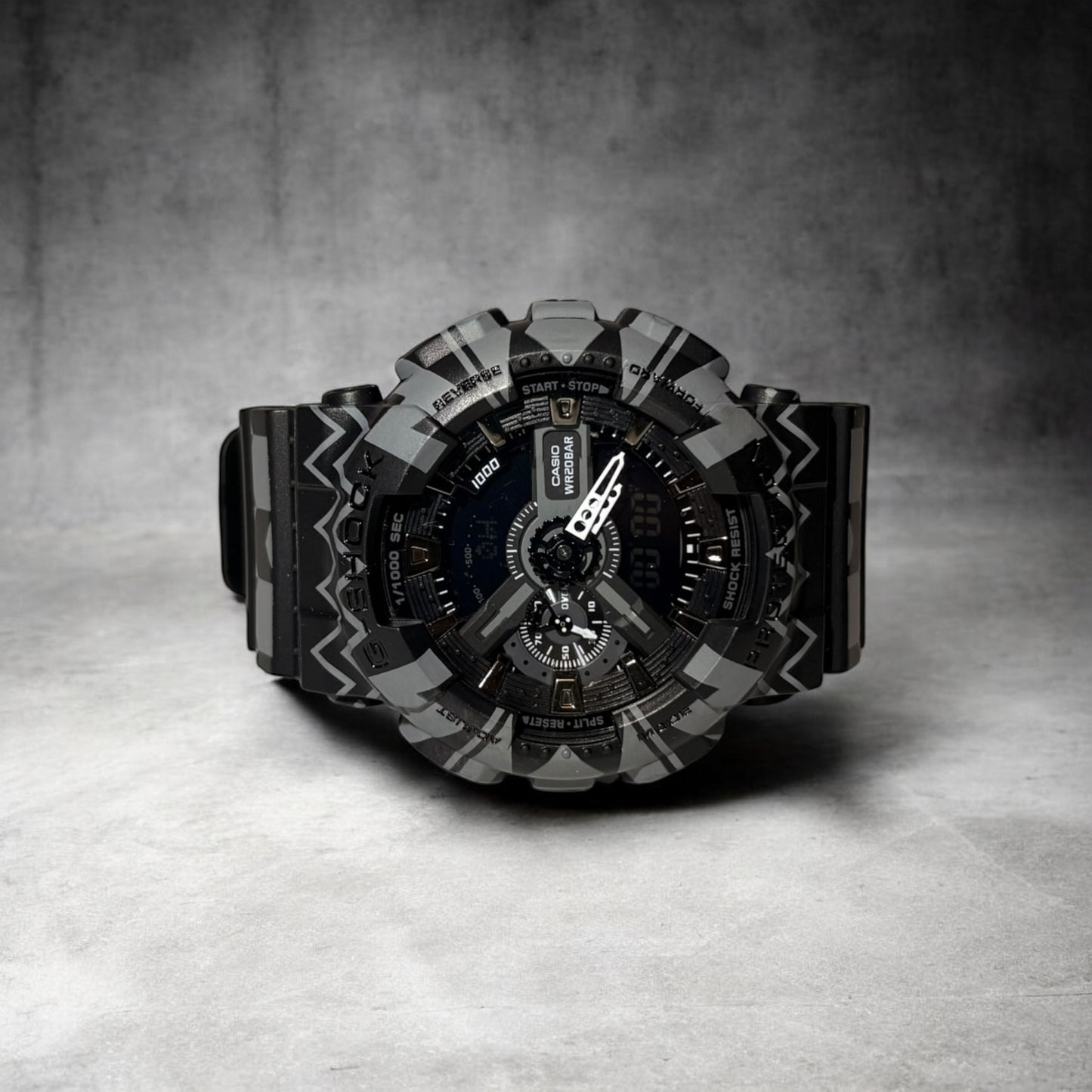 Casio G-Shock GA-700 Camo Black/Gray – Shock & Water Resistant 200M