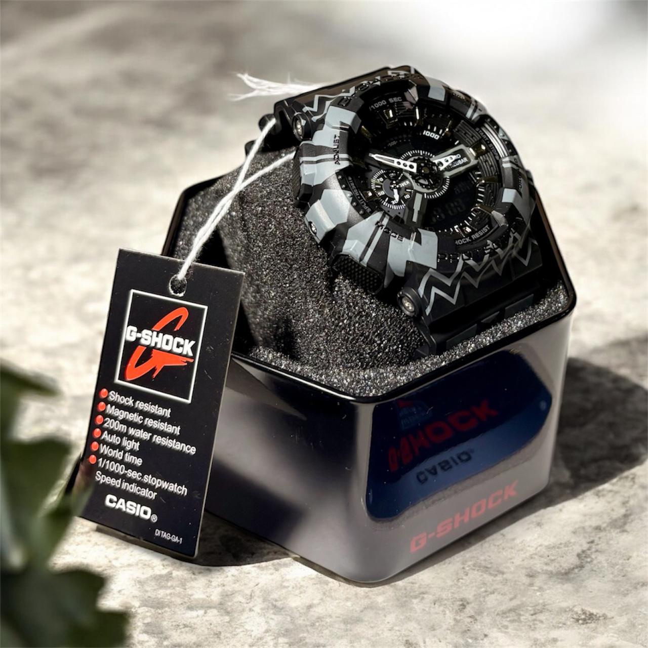 Casio G-Shock GA-700 Camo Black/Gray – Shock & Water Resistant 200M